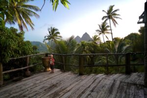 Saint Lucia Pitons View
