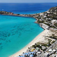 Saint Martin beach